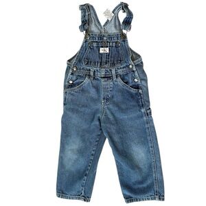 Calvin Klein Blue Denim Overalls Full-Length Casual Wear🤩